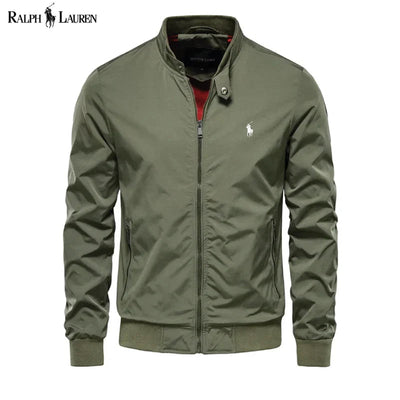 Men’s Classic Bomber Zip Jacket – Smart Casual Edition