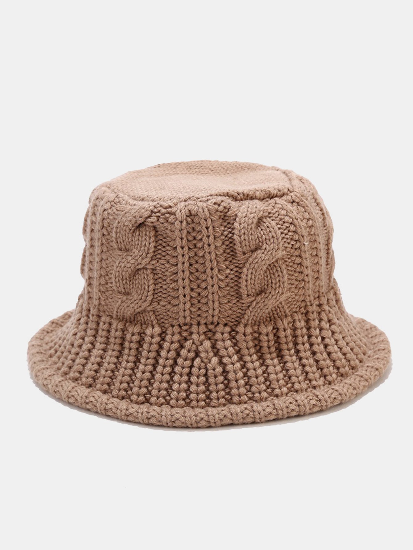 Hand-woven Winter Thick Bucket Hat