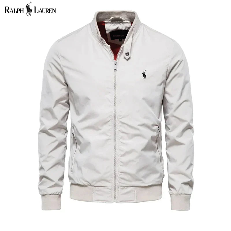 Men’s Classic Bomber Zip Jacket – Smart Casual Edition