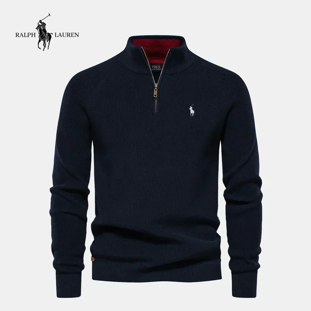 Men’s Elite Zip-Up Knitwear – Everyday Sophistication