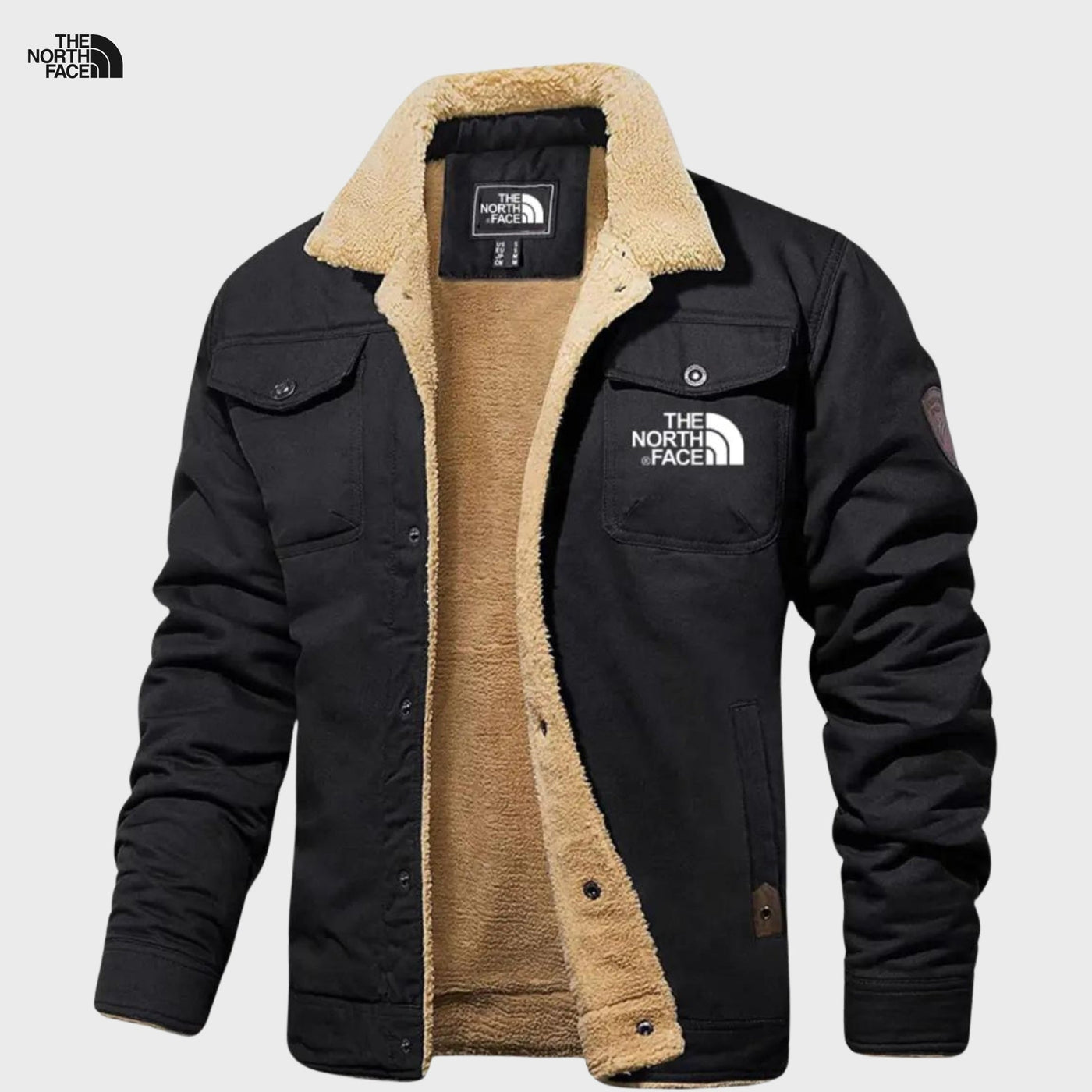 Men’s Winter Sherpa Jacket – Premium Warmth