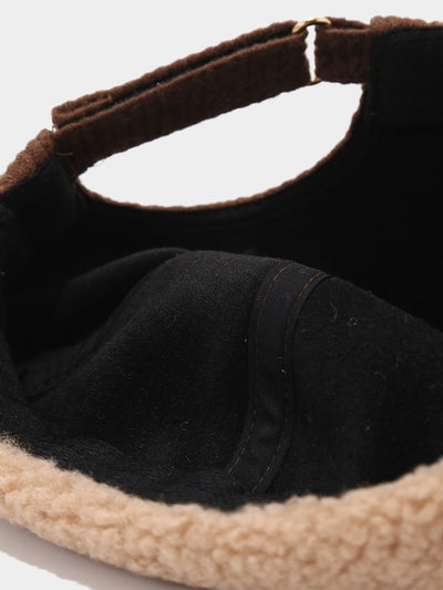 Men Retro Autumn And Winter Thickened Stitching Rimless Hat