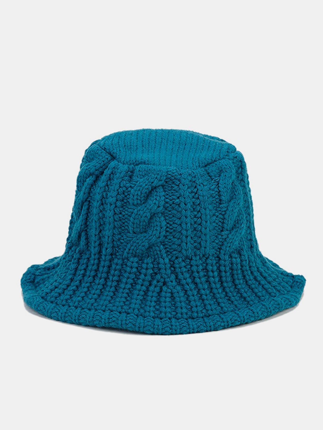 Hand-woven Winter Thick Bucket Hat