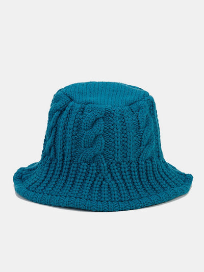 Hand-woven Winter Thick Bucket Hat