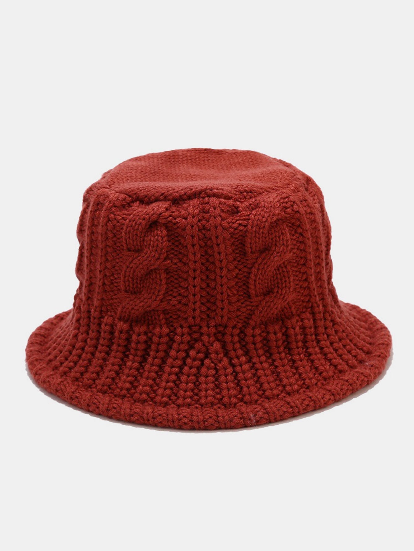 Hand-woven Winter Thick Bucket Hat