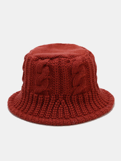 Hand-woven Winter Thick Bucket Hat