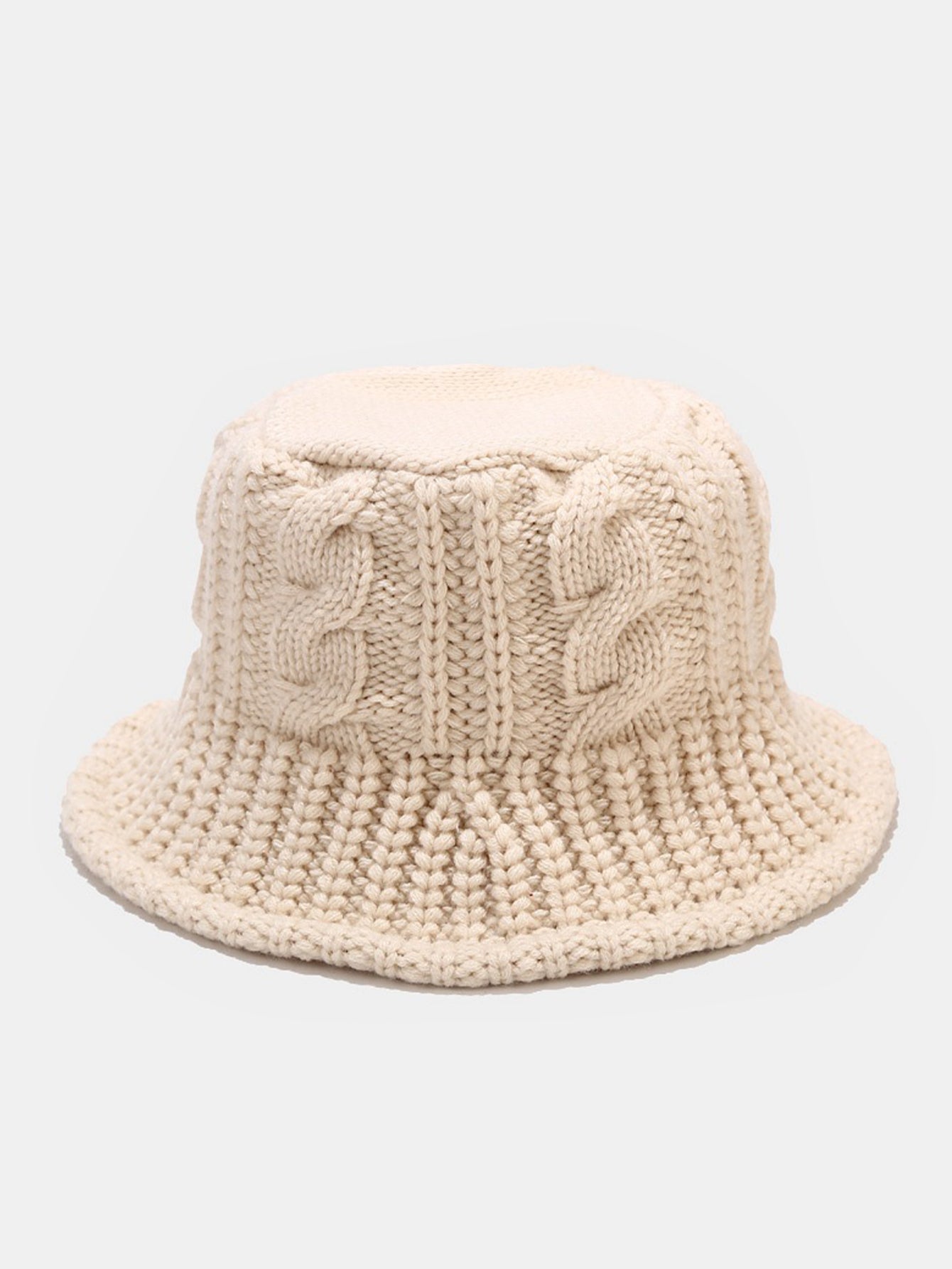 Hand-woven Winter Thick Bucket Hat