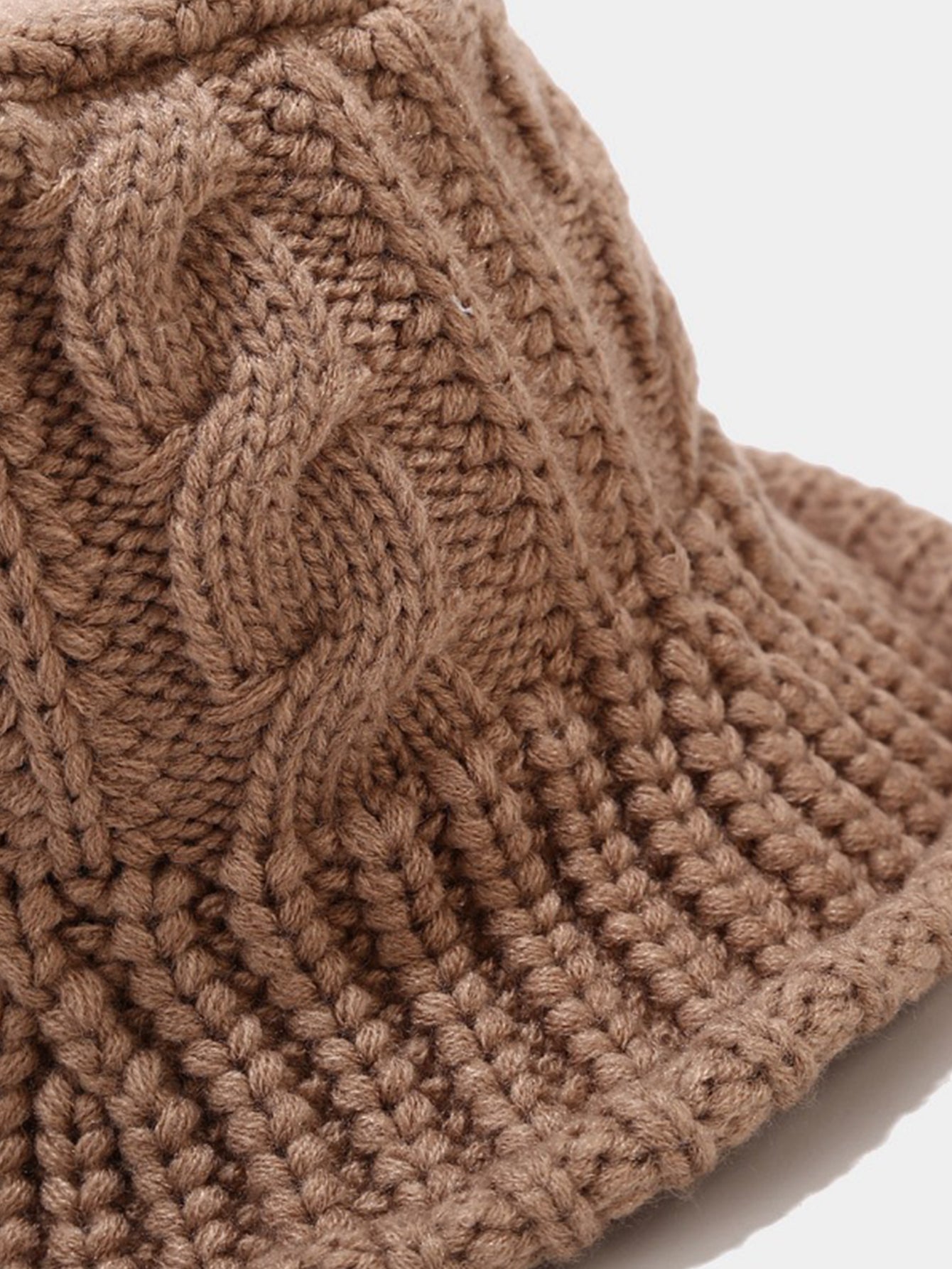 Hand-woven Winter Thick Bucket Hat