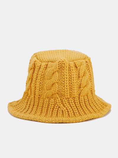 Hand-woven Winter Thick Bucket Hat