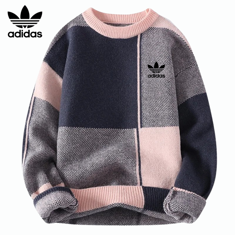 Patchwork Knit Sweater