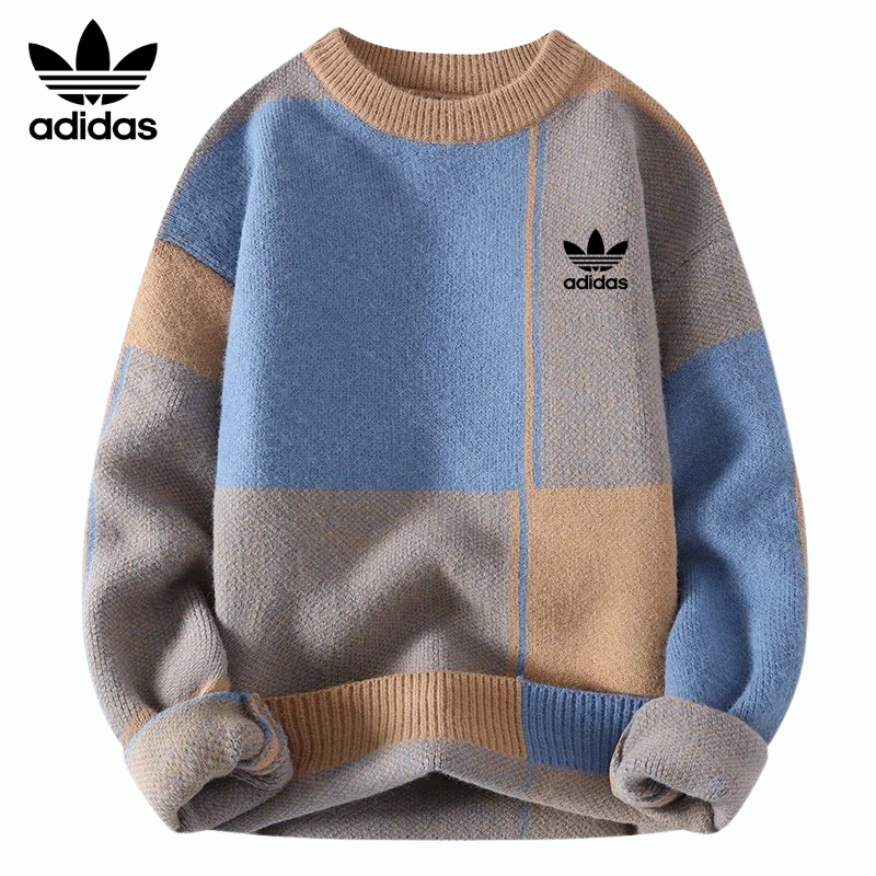 Patchwork Knit Sweater