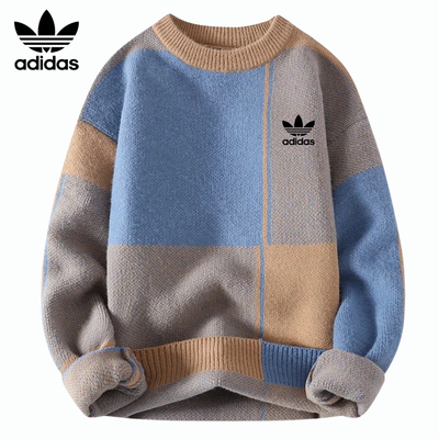 Patchwork Knit Sweater