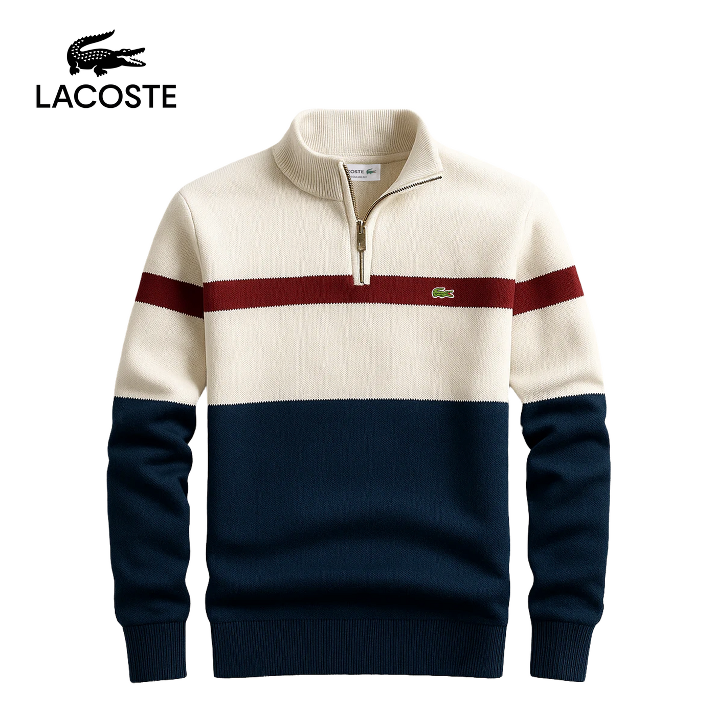 Men’s Premium Knit Quarter-Zip Sweater – Modern Fit